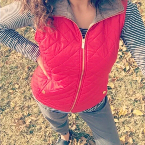Laura Scott Jackets Coats Laura Scott Quilted Vest Poshmark